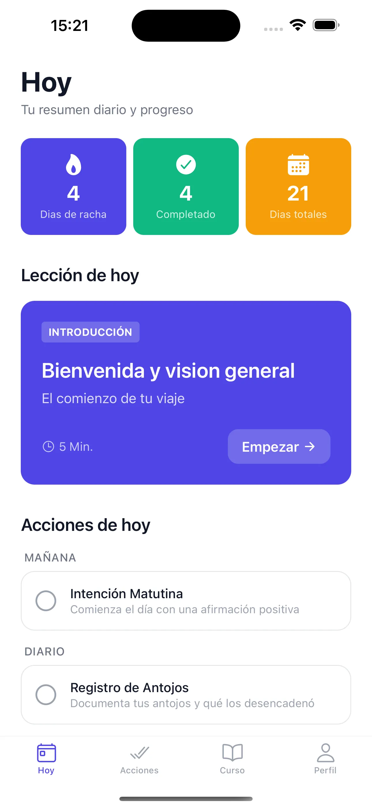 Dejar de Vapear App