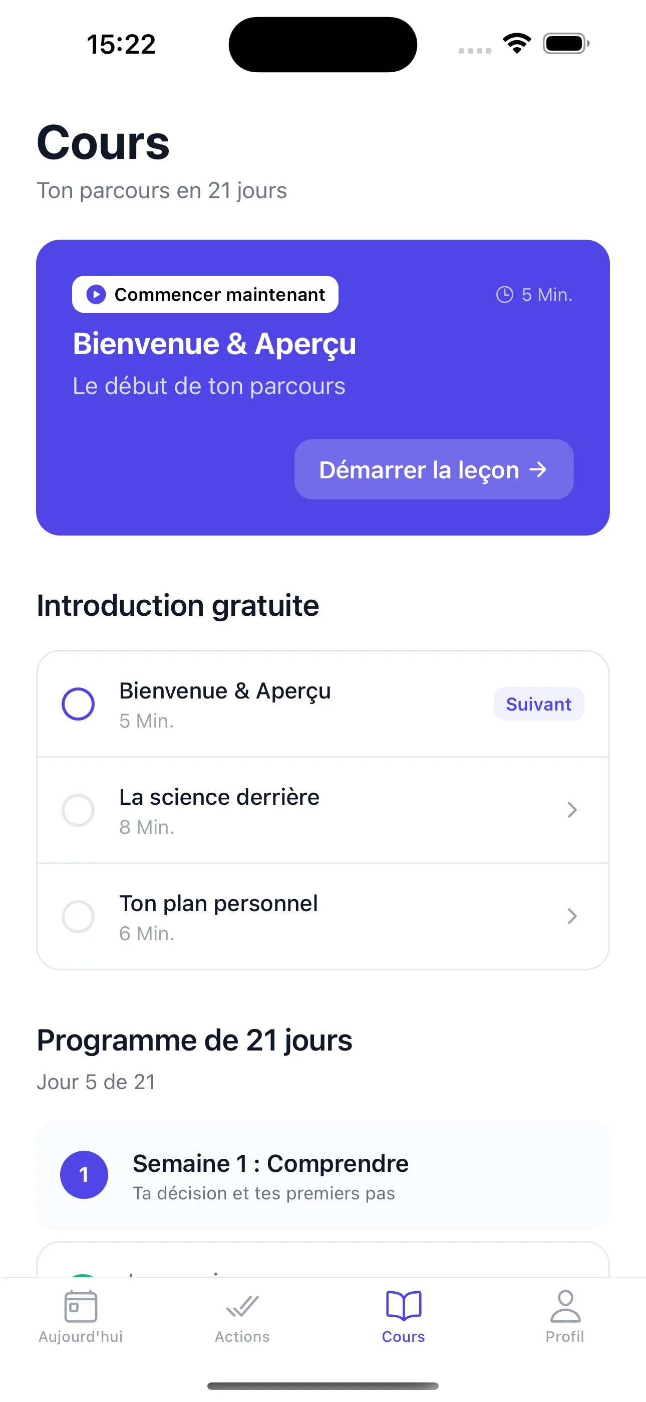 Arreter de Vapoter App
