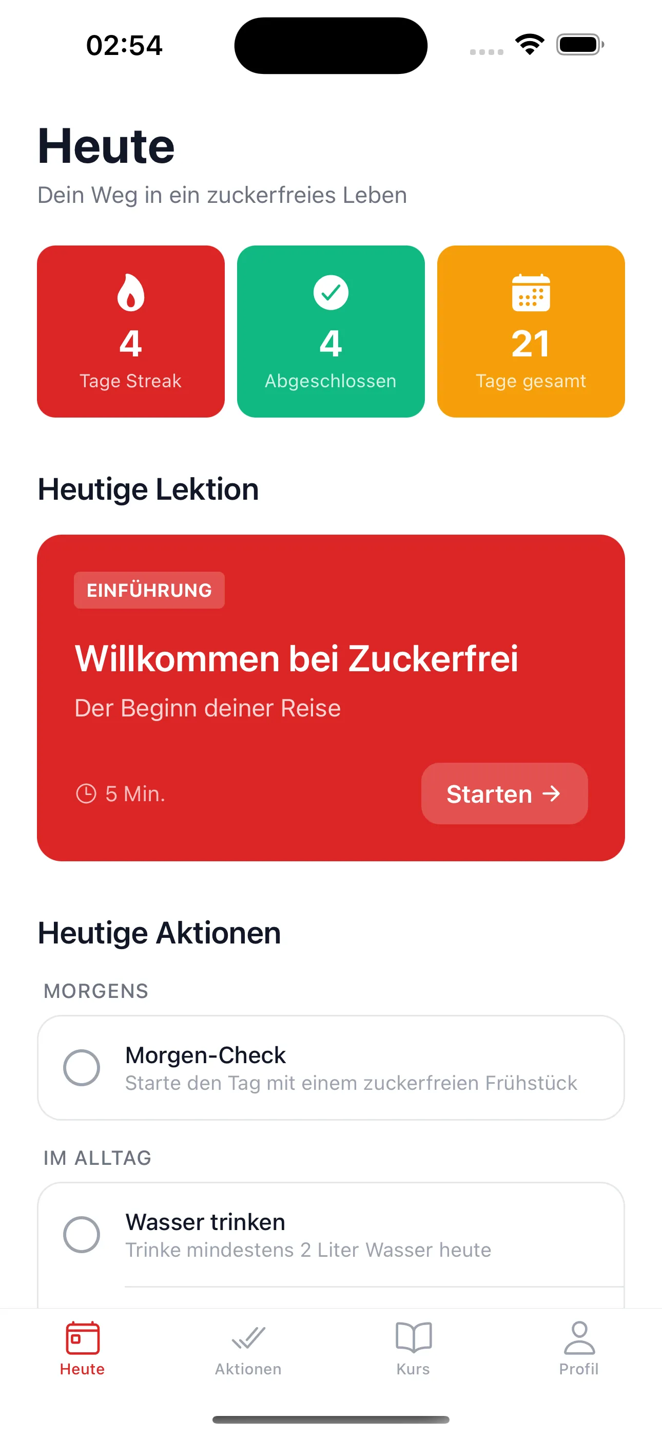 Zuckerfrei App