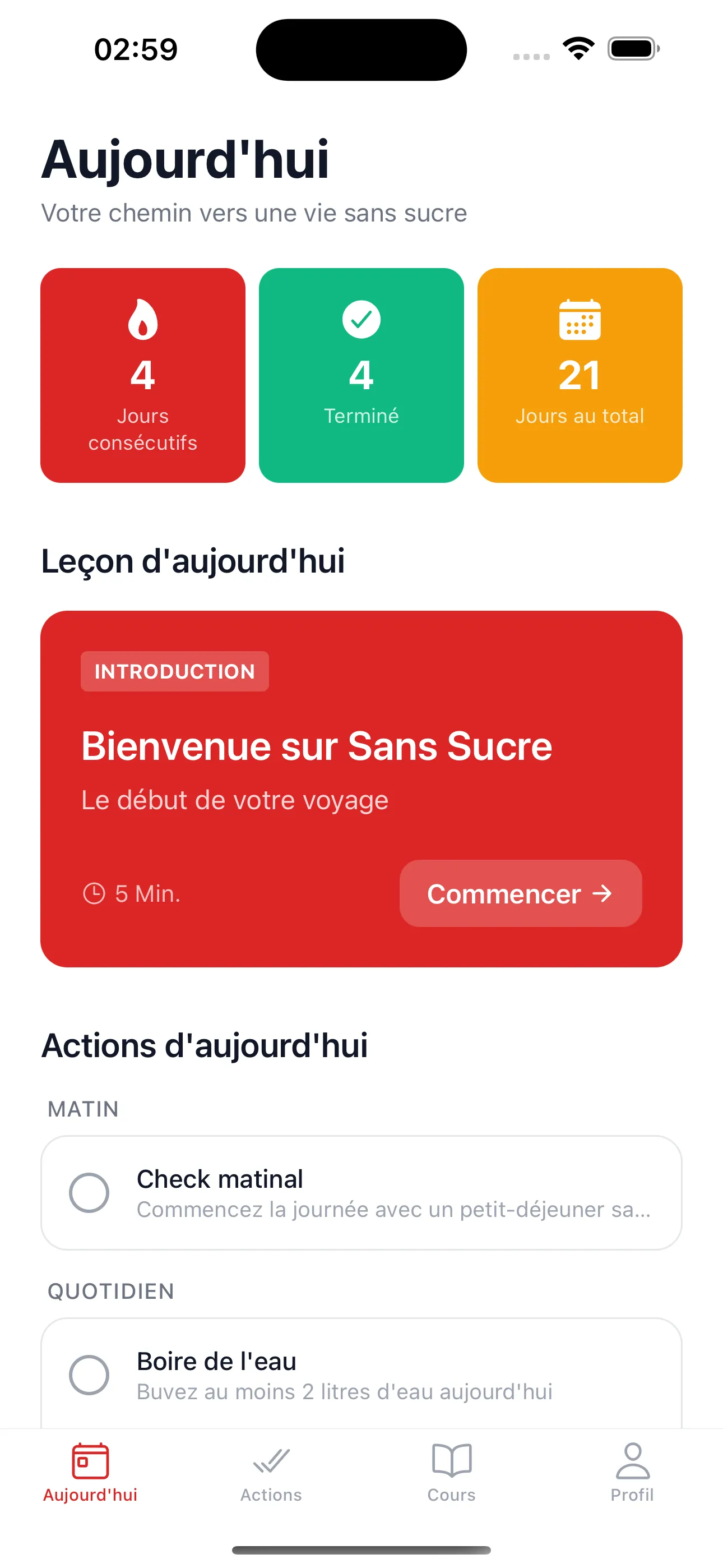 Sans Sucre App
